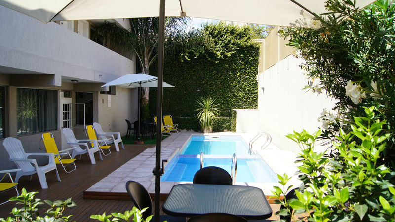 Soltigua Apart Hotel Mendoza Bagian luar foto